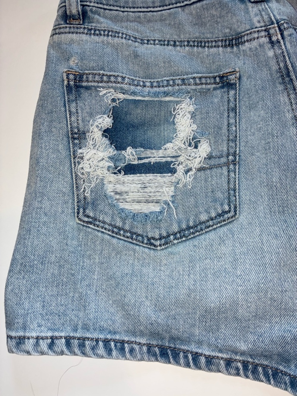 AE - Mom Distressed Shorts - Picture 5 of 7